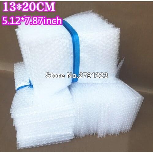 13*20cm 5.12*7.87inch 50Pcs 10mm Bubble Envelopes Wrap Bags Pouches packaging Mailer Packing package Free Shipping