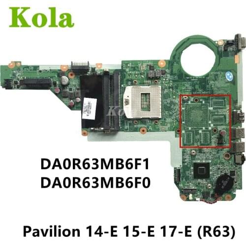 DA0R63MB6F1 DA0R63MB6F0 MB For HP 14-E 15-E 17-E Laptop Motherboard 713255-501 713255-001 With HM86 DDR3 100% Fully Tested