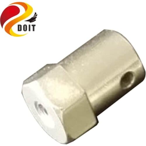 SZDOIT Metal Hexagonal Motor Shaft Coupling Coupler 3/4/5/6mm Inner Diameter RC Robot Car Chassis Part