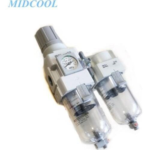 Modular F.L. Units Air Combination Air Filter + Lubricator AC-B Series AC20D AC20D-F01G/F02G/F01DG/F02DG/F01CG/F02CG/F01E/F02E-B