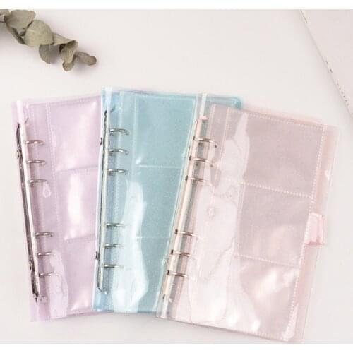 2021 New Soft Loose Leaf Binder Notebook Elegant and Durable Gift for Family Friends or Partners for Birthdays 150 Pockets
