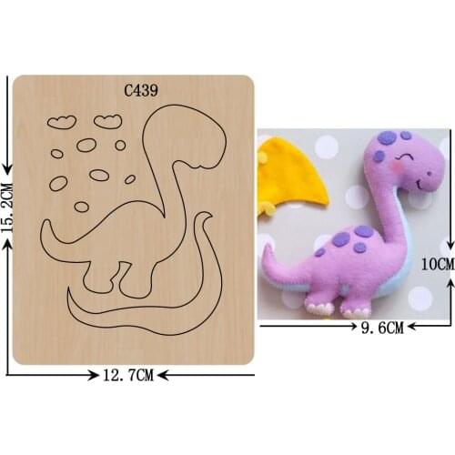 New dinosaur Wooden die Scrapbooking C-439 Cutting Dies Multiple sizes