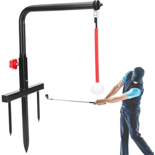 Portable Golf Swing Trainer Aid Device Practice Swing Helper Indoor Exercise