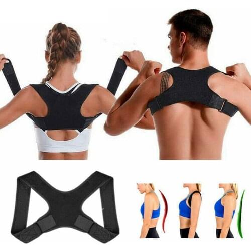 Adjustable Medical Back Posture Corrector Clavicle Belt Back Support Posture Unisex Shoulder Spine Correction Lumbar Brace R1F1