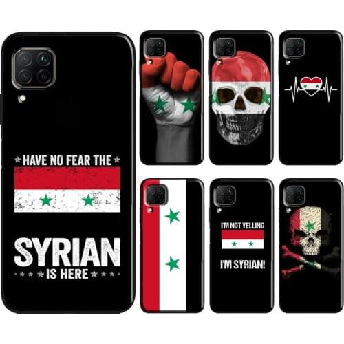Syria national Flag Phone Case For Huawei P40 Lite P30 P20 Pro P Smart 2021 2019 Mate 10 20 Lite Back Cover