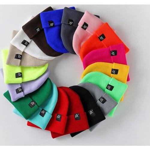 2020 High Quality Wool Cap Womens Hat Winter Men Skullies Beanies Warm Casual Slouchy Hat Crochet Beanie Hat Female Baggy Cap