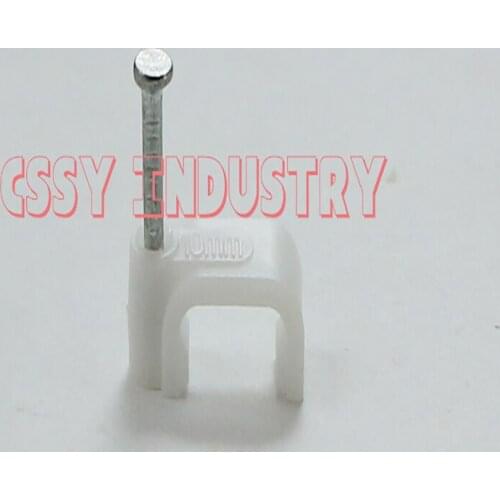 100PCS Flat Cable Wire Clips 4 5 6 7 8 9 10 12 14mm Cable Managementl Wire Cord Tie Holder cable clips