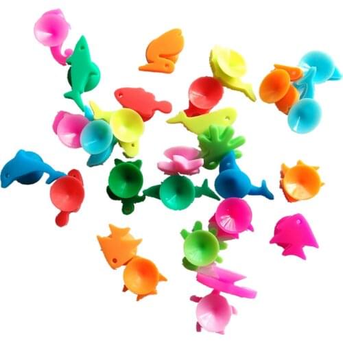12pcs Silicone Marine Animals Wine Glass Marker Creative Drinking Cup Identifier Party Cup Sign (Mixed Colors) A50