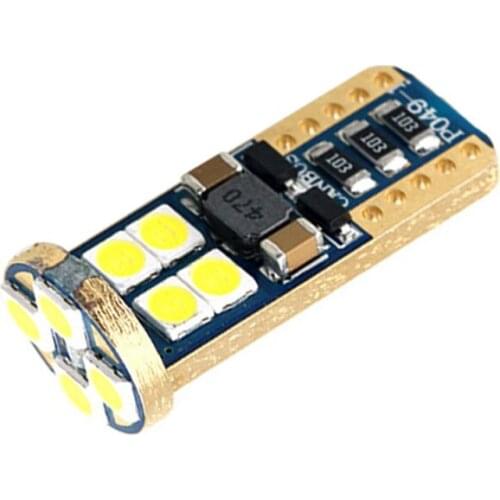 1x Super Bright Canbus T10 W5W LED Bulb 194 168 501 Car Signal License Plate Lamps 194 168 Interior Lights Canbus No Error White