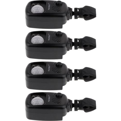 4x Fishing Infrared Sensor Alarm For Day Night Time Fishing Camping Hunting