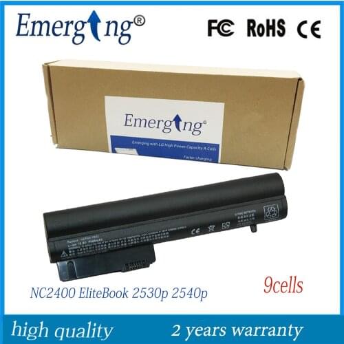 9Cells 10.8V New Laptop Battery for HP Business Notebook 2400 2510p nc2400 EliteBook 2530p 2540P