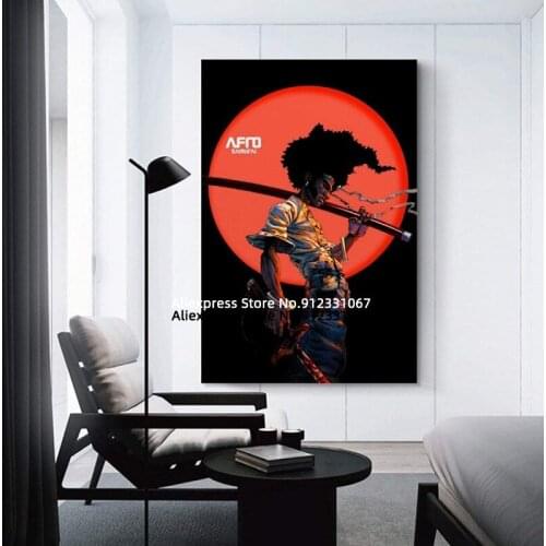 AFRO SAMURAI Anime Comics Posters Wall Art HD Print Canvas Painting KidS Bedroom Prints for Living Room Corridor Home Decor