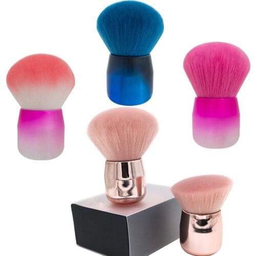YXN Large loose paint Mushroom Style Makeup Brush Foundation Blush Face Brush Kabuki Highlight Concealer Tools Kit