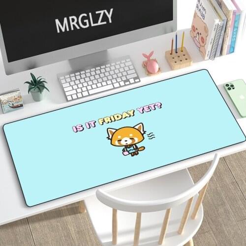 MRGLZY Hot Sale XXL Large Mouse Pad Cute Raccoon Multi-size Gaming Peripheral MousePad Keyboard Mat Computer Accessories DeskMat