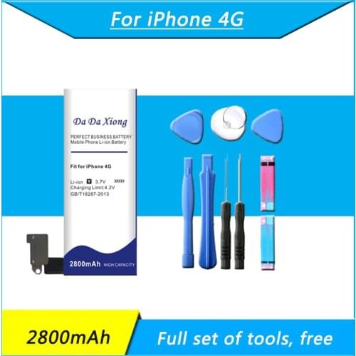 DaDaXiong Original 2800mAh Cell Phone Battery For iPhone 4 For iPhone 4g Battery