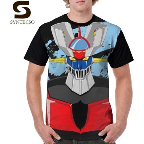 Mazinger T Shirt Mazinger Z T-Shirt Short Sleeves 100 Polyester Tee Shirt Graphic Classic Plus size Mens Cute Tshirt