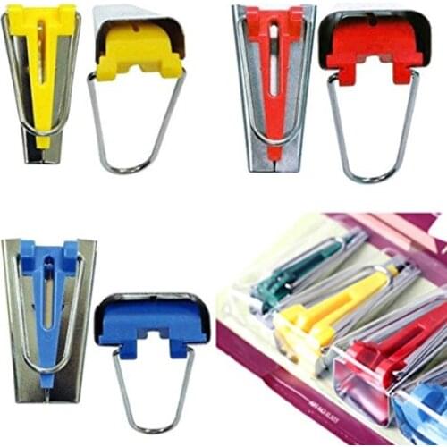 Quilting Tools with Hemming Device for Crimper Binder Pull Cylinder Sewing Bias Tape Maker Set DIY Patchwork