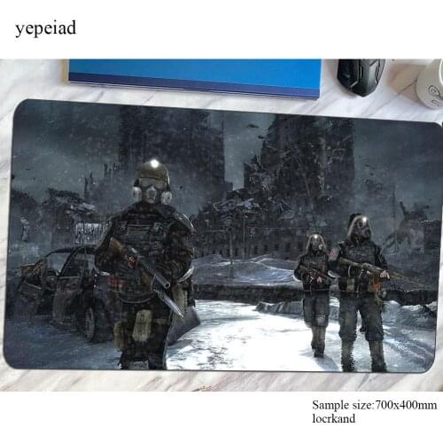 Metro 2033 mousepad Beautiful gaming mouse pad big gamer mat 800x400x4mm game computer desk padmouse keyboard Birthday play mats