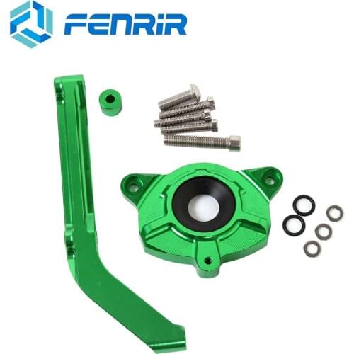 FENRIR Motorcycle Handlebar Steering Damper Stabilizer Bracket Mounting Holder Support Kit for Kawasaki Z1000 2014-2016