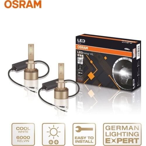 OSRAM LED H1 LEDriving YCZ HL P14.5s 36150CW Original Genuine Car Light Headlight With Decoder 6000K Cool White 12V 25W (1Pair)