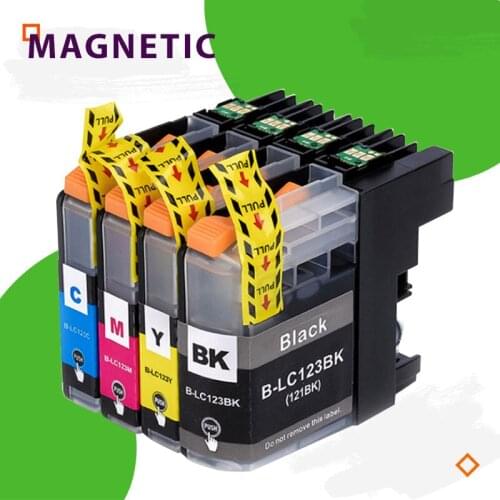 LC123 XL 123 Compatible ink cartridges for Brother LC 123 MFC J4410DW J4510DW J870DW DCP J4110DW J132W J152W J552DW printer