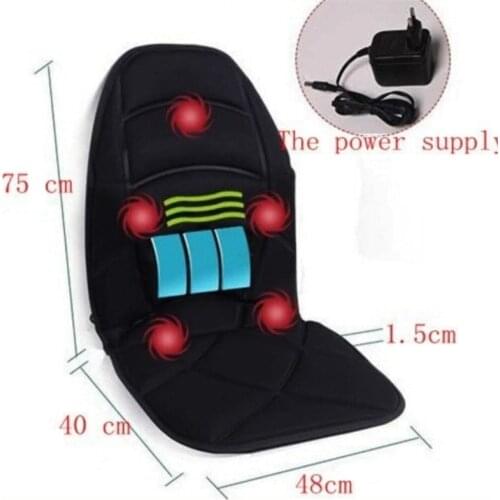 Massage chair cushion back neck shoulder waist far infrared heating and vibration massage hot seat office car to go home