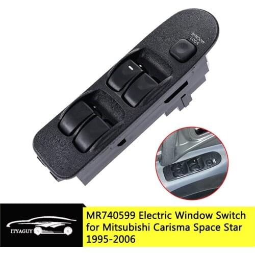 Front Left Side Car Electric Control Master Window Switch Button For Mitsubishi Carisma Space Star 1995-2006 MR740599 MR792845