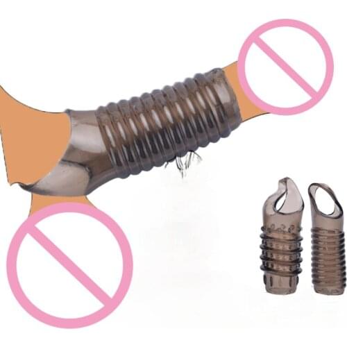 SWT Silicone Reusable Penis Chastity Device Lock Sperm Sleeve Strapon Delayed Ejaculation Erection Sex Toys For Men Bondage Gear