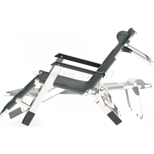 Folding recliner lunch break nap summer home beach portable balcony leisure chair bed