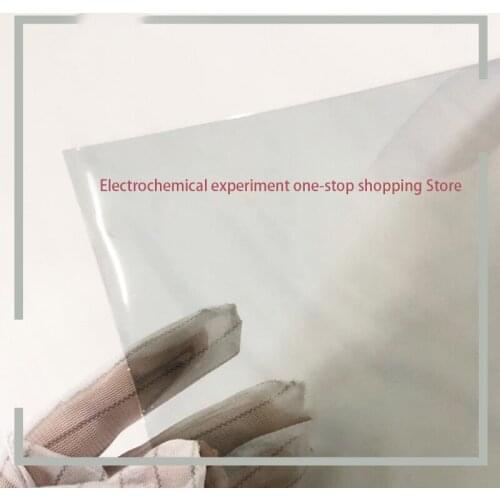 ITO Conductive PI Film 300*200*0.05mm 10 Ohm 100 Ohm High Temperature Film Laboratory Electrochemical Solar