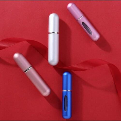 5Ml Convenient Mini Refillable Perfume Bottle With Spray Scent Pump Empty Cosmetic Containers Spray Atomizer Bottle For Travel