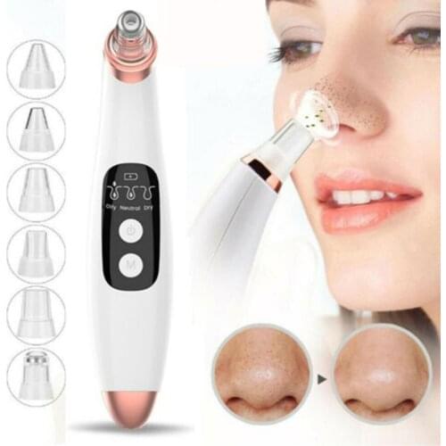 Blackhead Remover Face Deep Nose Cleaner T Zone Pore Acne Pimple Removal Vacuum Suction Facial Diamond Beauty Clean Skin Tool