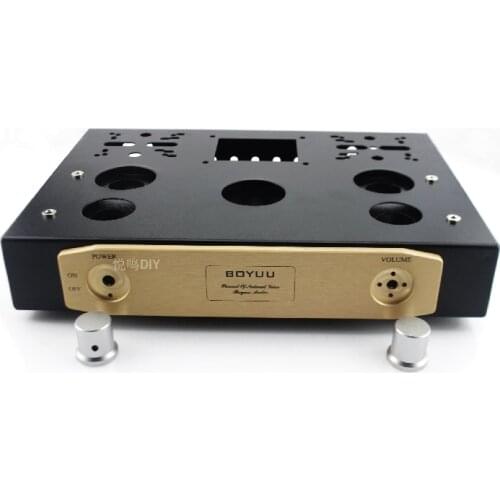 Tube power amplifier iron case, EL34+6N9P+5Z3P DIY single-ended tube amplifier shell, suitable for 5 8-pins