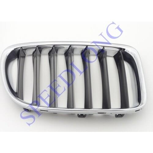 1 PC Chrome Upper kidney Grille Grill Insert RH 5111 2993 308 for BMW X1 Series E84 2010-2012