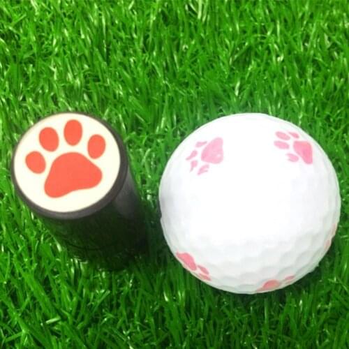 1Pcs Color Random Plastic Silicone Golf Ball Stamper Golf Ball Stamp Marker Print Seal Prize Impression Stamper N2O8