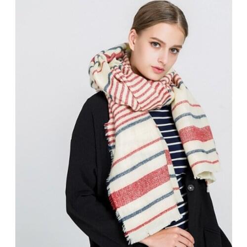 195*90cm Cashmere imitation Shawl Scarf Autumn Winter Scarves Men Foulard Square Hijab Ladies wrap muffler pareo female hijab