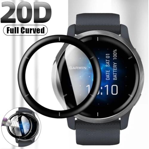 3D Curved Film For Garmin Venu 2 2S Vivoactive 4 4S Soft Full Cover Screen Protector For Garmin Venu2 Venu2S Vivoactive4 No Glas