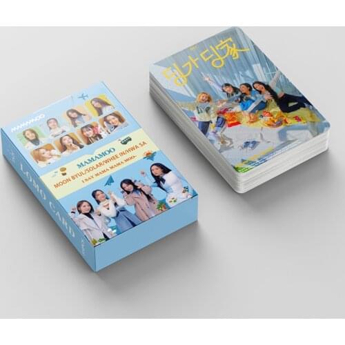 55pcs/set Kpop Mamamoo Lomo Cards 2021 photo album New Arrivals for fans collection Photocards