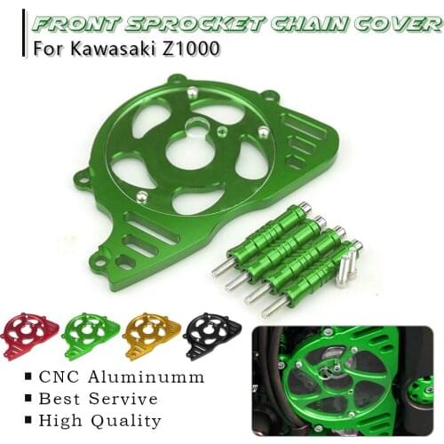 Motorcycle Accessories Moto Front Sprocket Left Side Chain Guard Cover Engine Protection For KAWASAKI Z1000 Z 1000 2010-2019