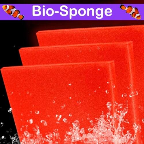 Aquarium Accessories Practical Biochemical Decoration Cotton Sponge Aquarium Filter Fish Tank Pond Red Foam sponge Tank