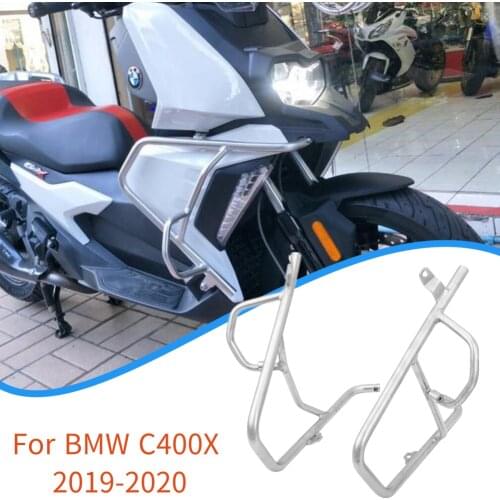 Motorcycle Crash Bar Engine Guard Body Fairing Protector Frame Bumper FallIing Protection For BMW C400X 2019-2020 Accessories