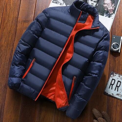 Winter Jacket Men Warm Softshell Slim Hunting Clothes Fit Thick Bubble Coat chaquetas hombre Casual Outdoor Jacket Outerwear