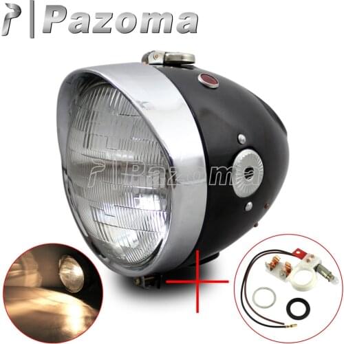 Motorcycle Retro Headlights Lighting Headlamp for BMW KS750 M1 M1M M1S M72 R12 R75 R51 R61 R71 K750 Replika Dnepr Ural Sidecar