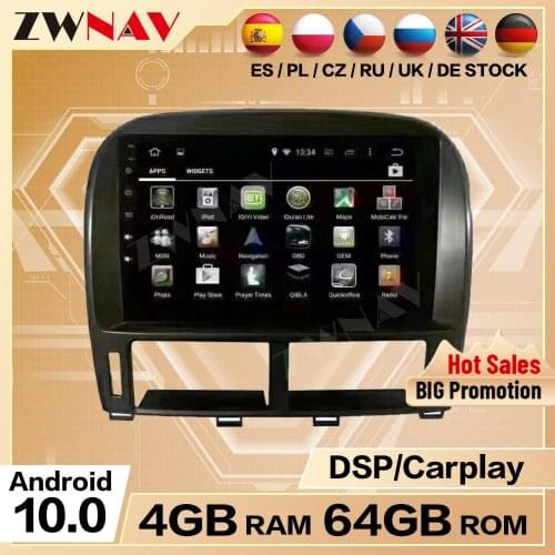 IPS Screen DSP Carplay For Lexus LS430 Android Multimedia Stereo Player Auto Radio Video Audio GPS NavigationReceiver Head Unit