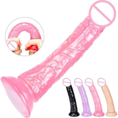 Soft Jelly Dildo with Suction Cup Anal Masturbator Fake Dick Penis Dildo for Women Men Sex Toys for Woman Sex Shop Sex Machine