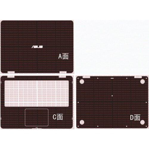 Laptop Carbon fiber Leather Sticker Skin Cover Protector for Asus VivoBook Flip 14 TP401CA TP401NA TP401MA TP401 14"