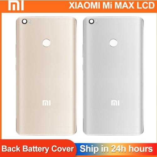 Original Housing For Xiaomi Mi Max Metal Battery Back Cover Mobile with Volume Power Button Replacement Parts AAA Quality