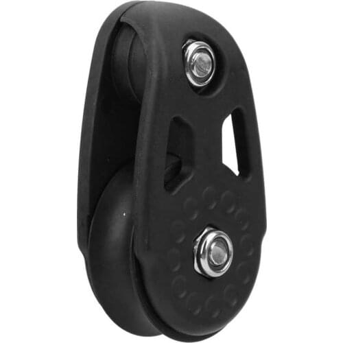 Plastic Single Pulley Block Sheave Accessories for Kayak Canoe Marine Anchor Trolley Kayak Accessories