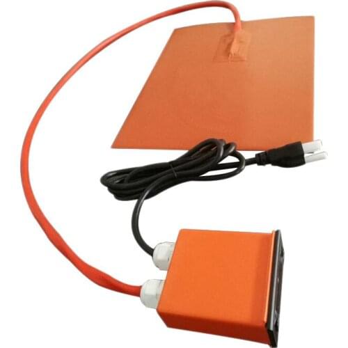 400x400mm 230v 700W Silicone Heater Pad With Adhesive and temp controller,USA plug