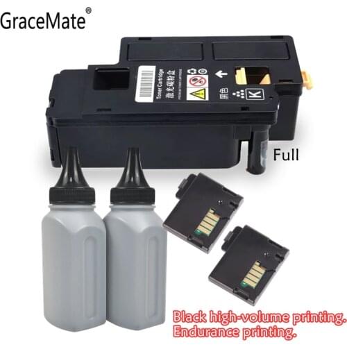 GraceMate Compatible Black Laser Toner Cartridge Powder Kit for Dell 1760 C1760 C1760nw 1765 C1765 C1765nf C1765nfw with Chip